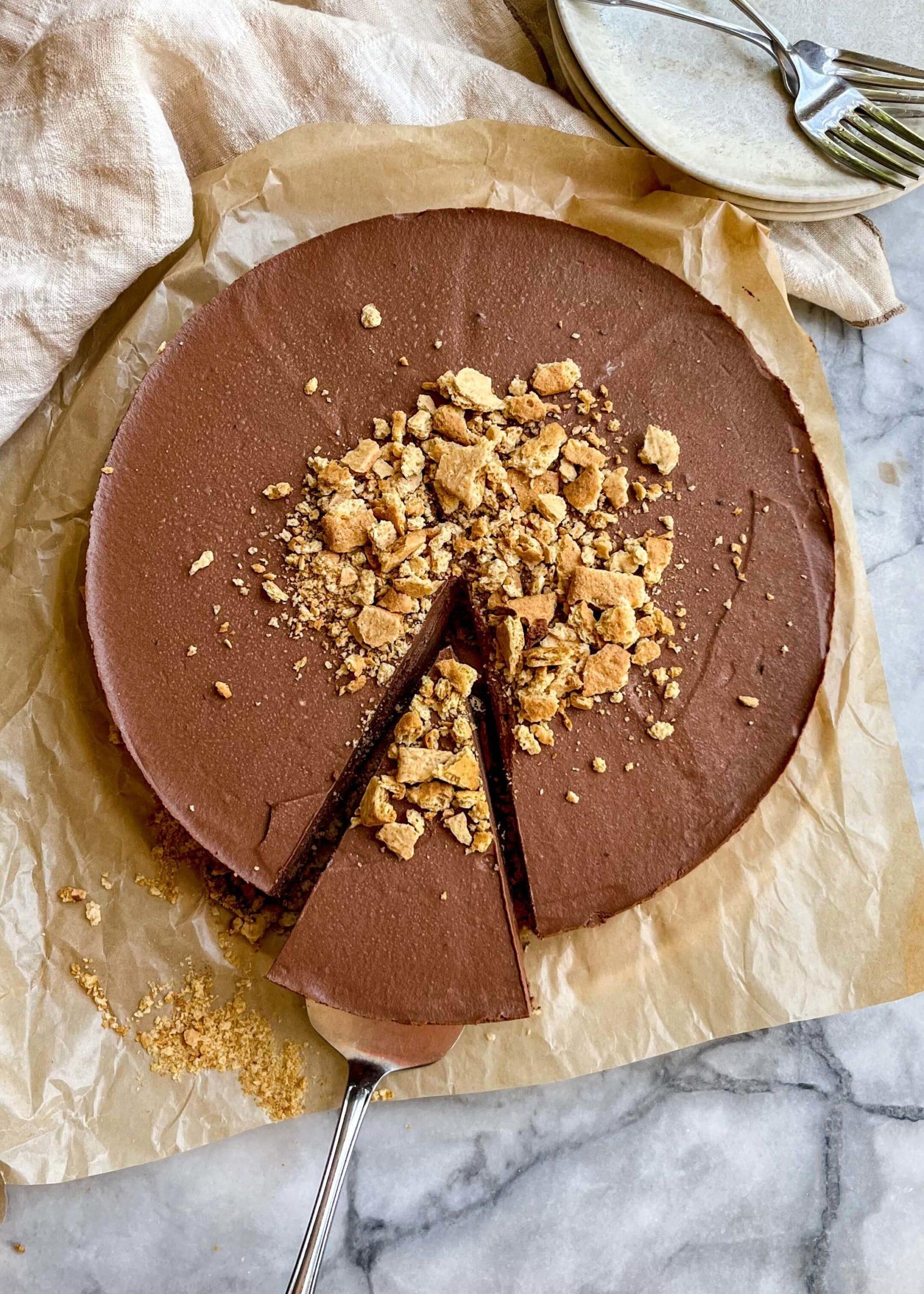 Torta Helada De Chocolate Y Galletitas Elina Saiach