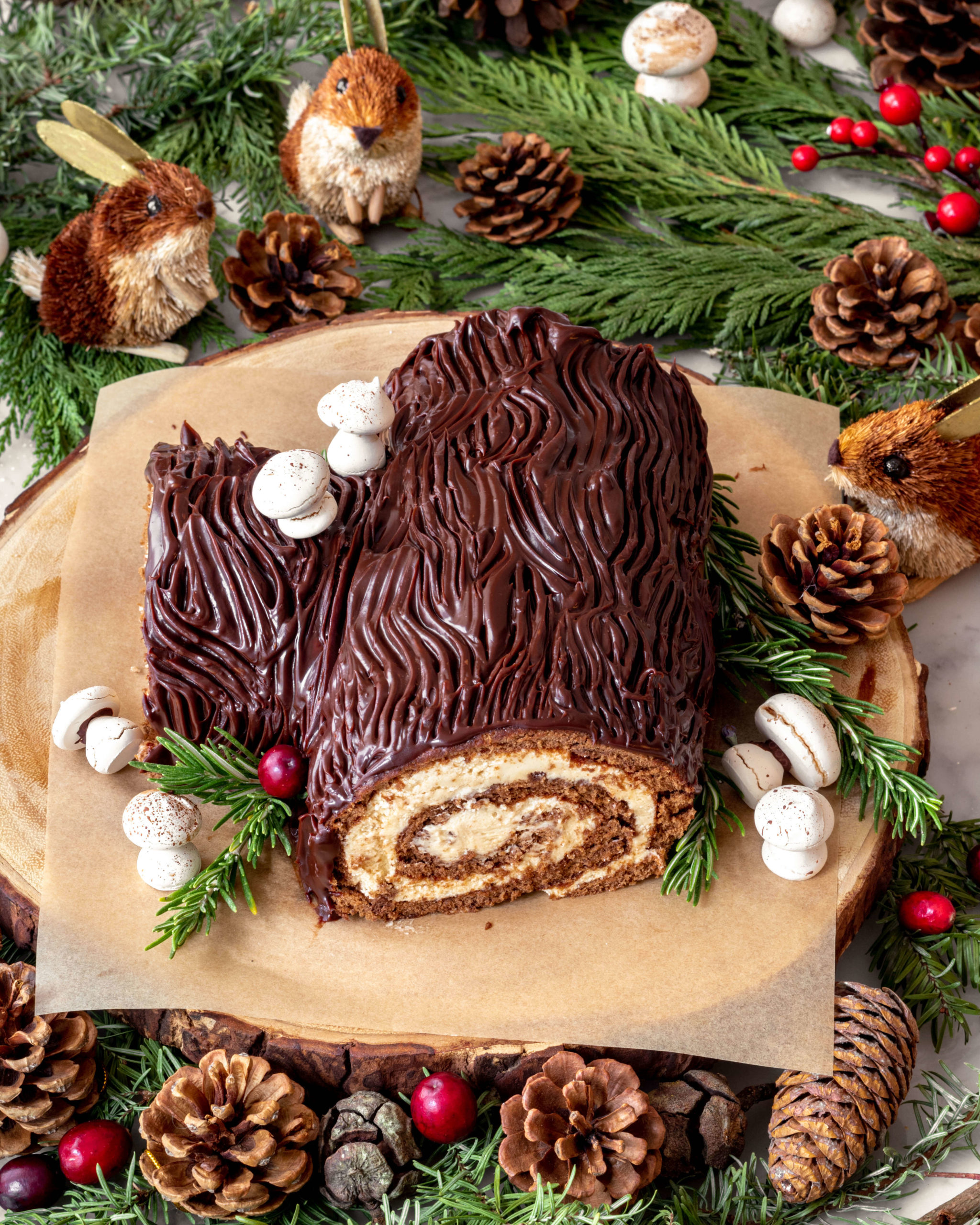 Bûche de Noël o Tronco de Navidad – Elina Saiach