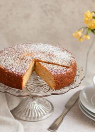 Torta húmeda de banana - tarjetita